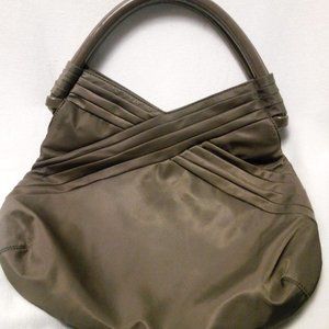 VERA WANG SIMPLY VERA BROWN 2 HANDLED PURSE NWOT